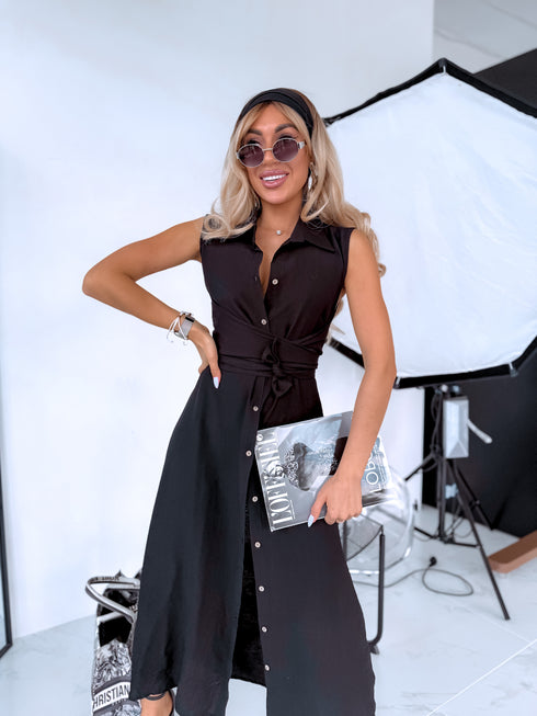 Reguliuojama suknelė "Saint-Tropez V5102" - JUODA